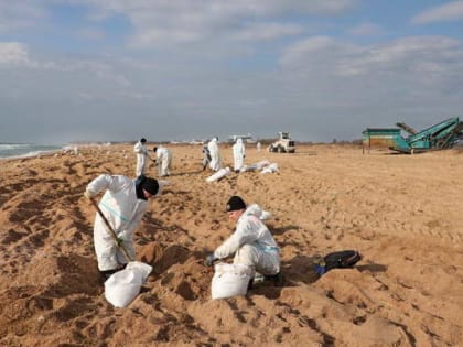 Глава МЧС создал федеральный штаб по ликвидации разлива мазута в Черном море