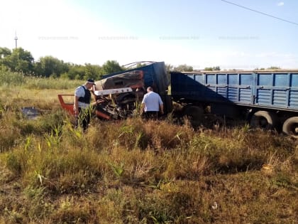 В сети появилось видео ДТП на Жуковском шоссе в Волгодонске, в котором погиб водитель «КАМАЗа»