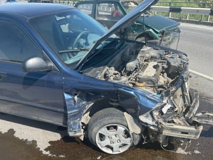 На трассе Волгодонск-Морозовск малолитражка Ока «догнала» Хендай-Акцент