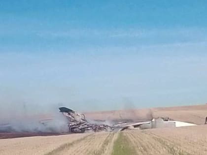В Ростовской области разбился военный самолёт Су-24