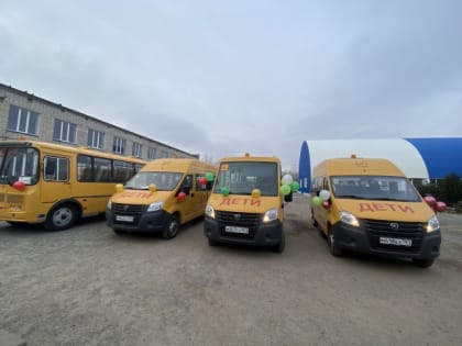Получены новые школьные автобусы