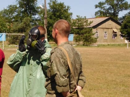 В колледже начались военные сборы