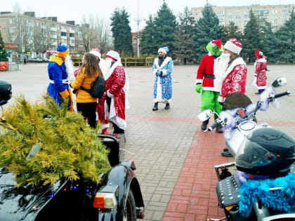 Волгодонские байкеры стали дедами Морозами