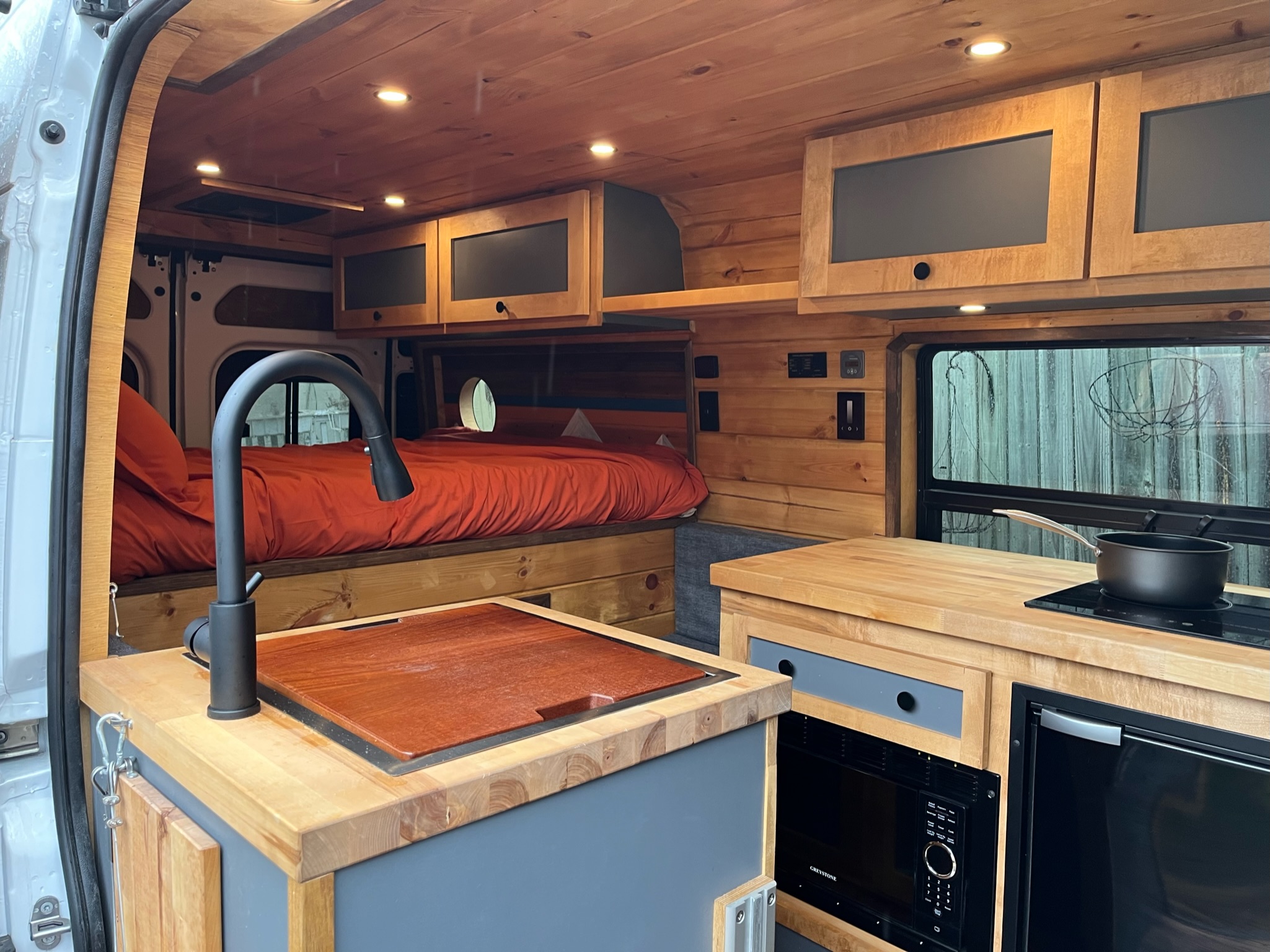 View of van interior