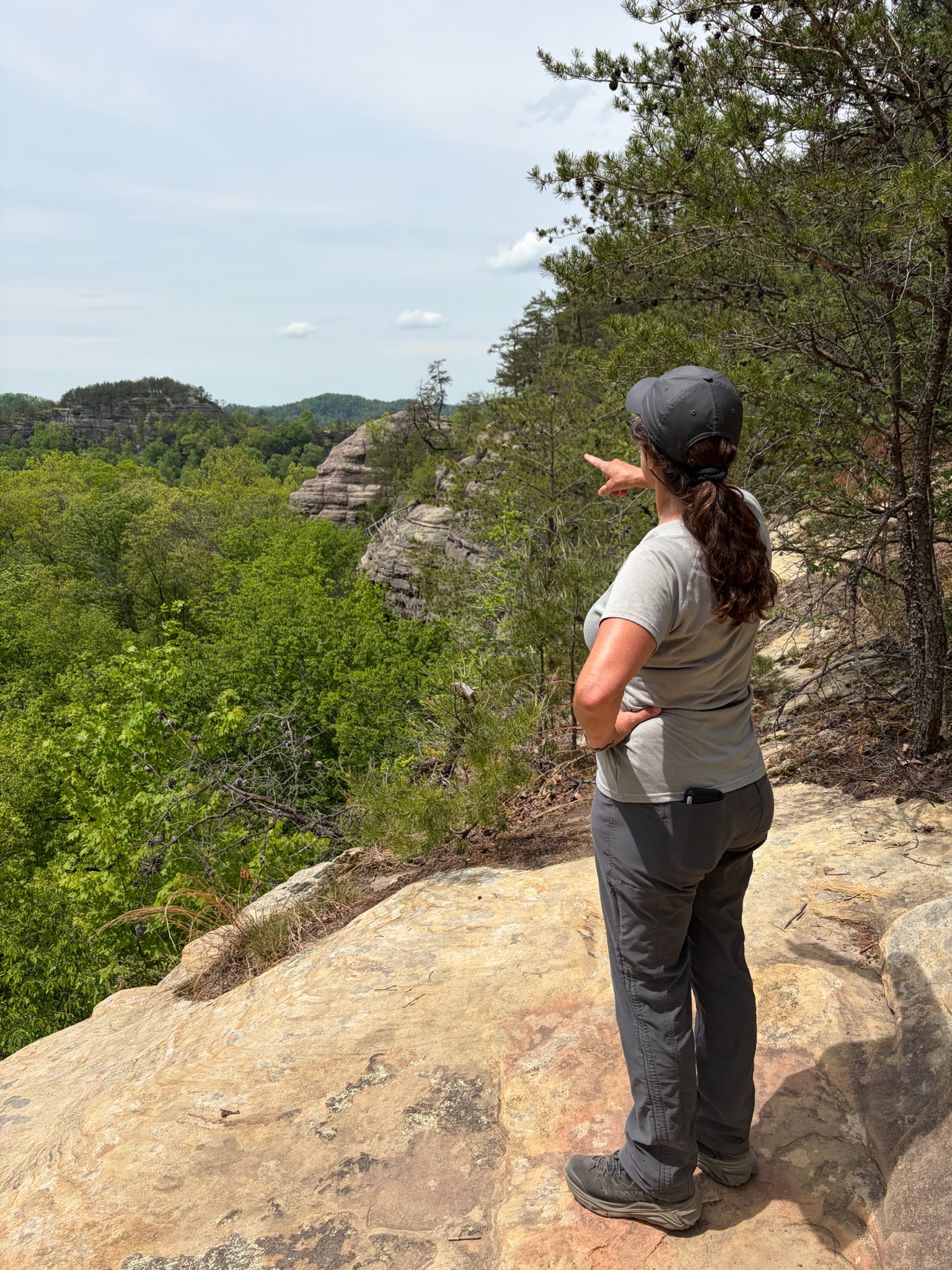 Catherine on Auxiers Ridge