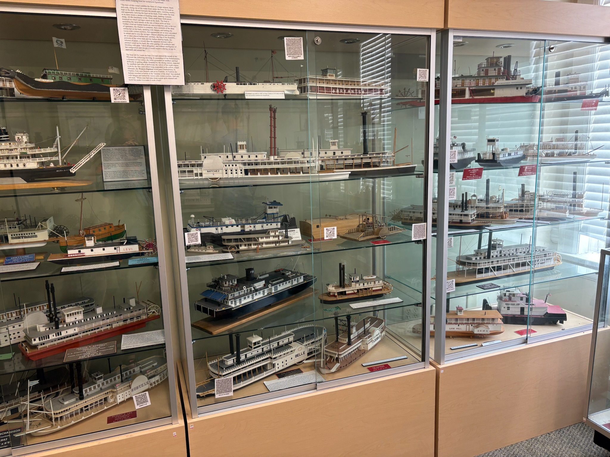 Part of the very extensive collection of models at the Vicksburg RR Depot Museum.