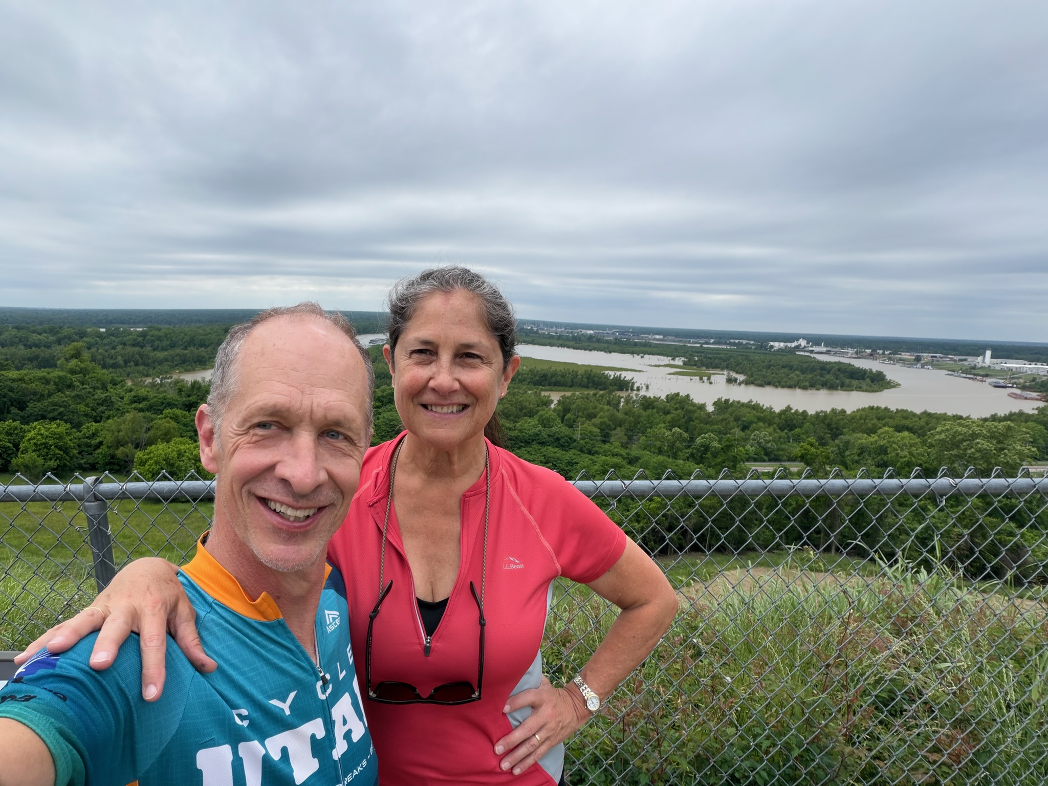 On Fort Hill, the heights overlooking Vicksburg and the river.