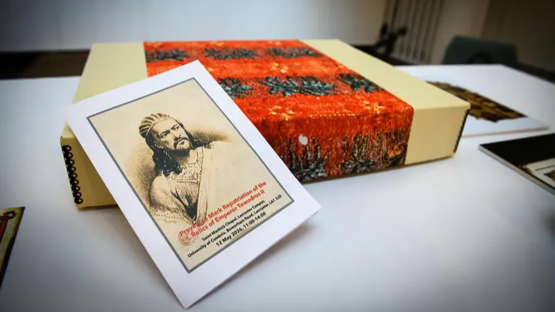 SACRED MAQDALA RELICS REPATRIATED TO ETHIOPIA AFTER 158 YEARS IN BRITAIN