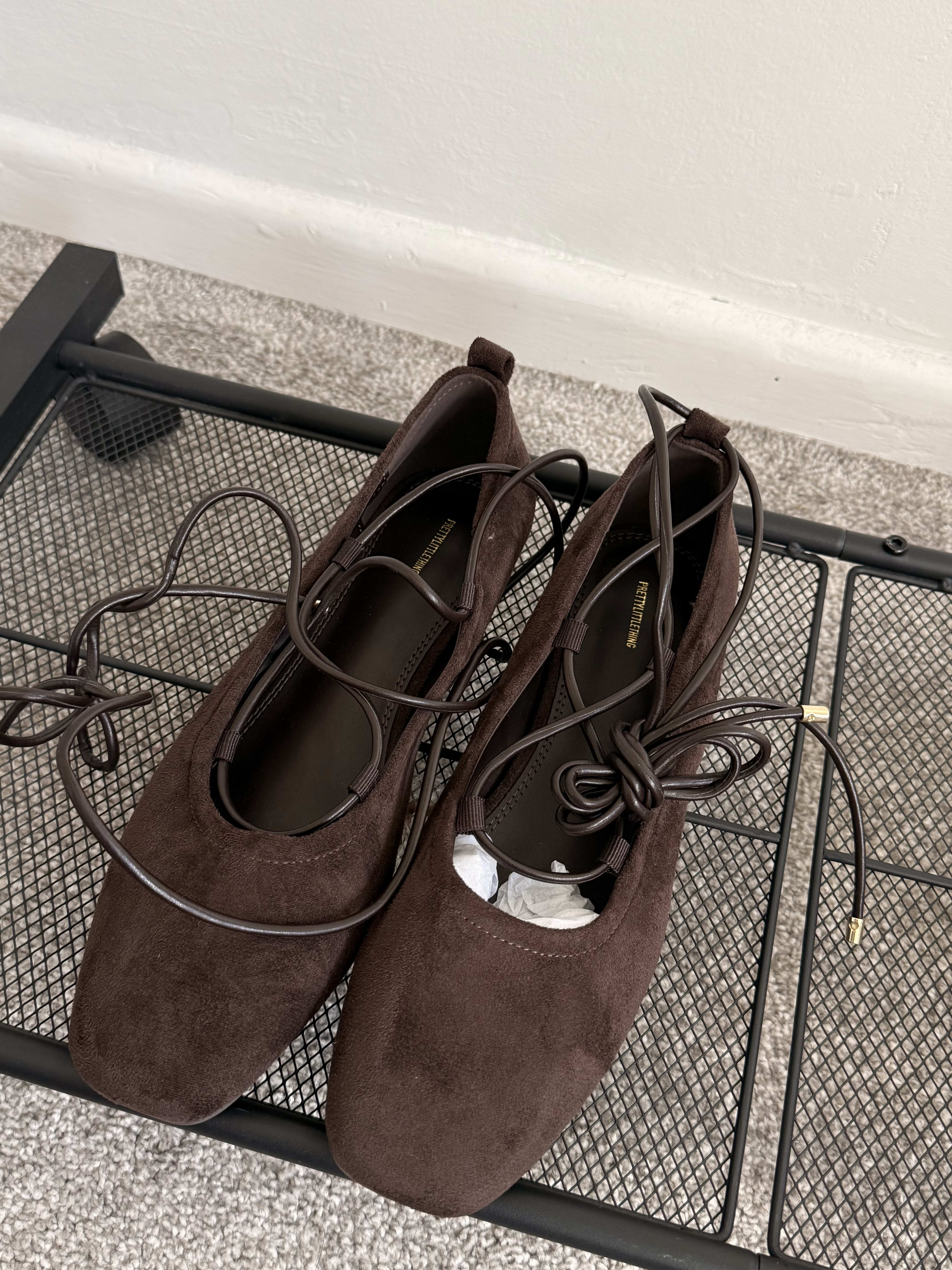 Suede Ballet Flats