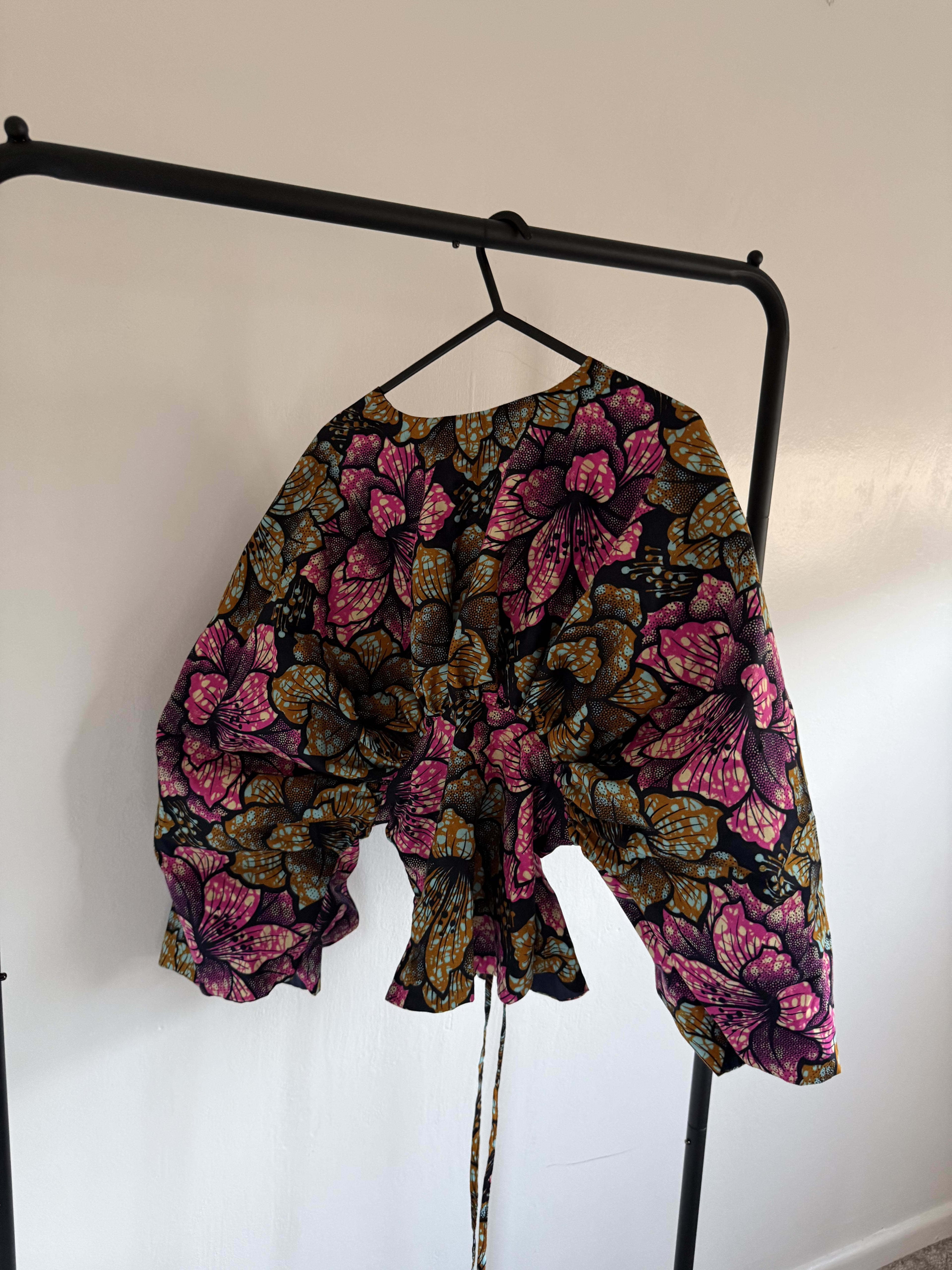 Ankara two piece (pink)