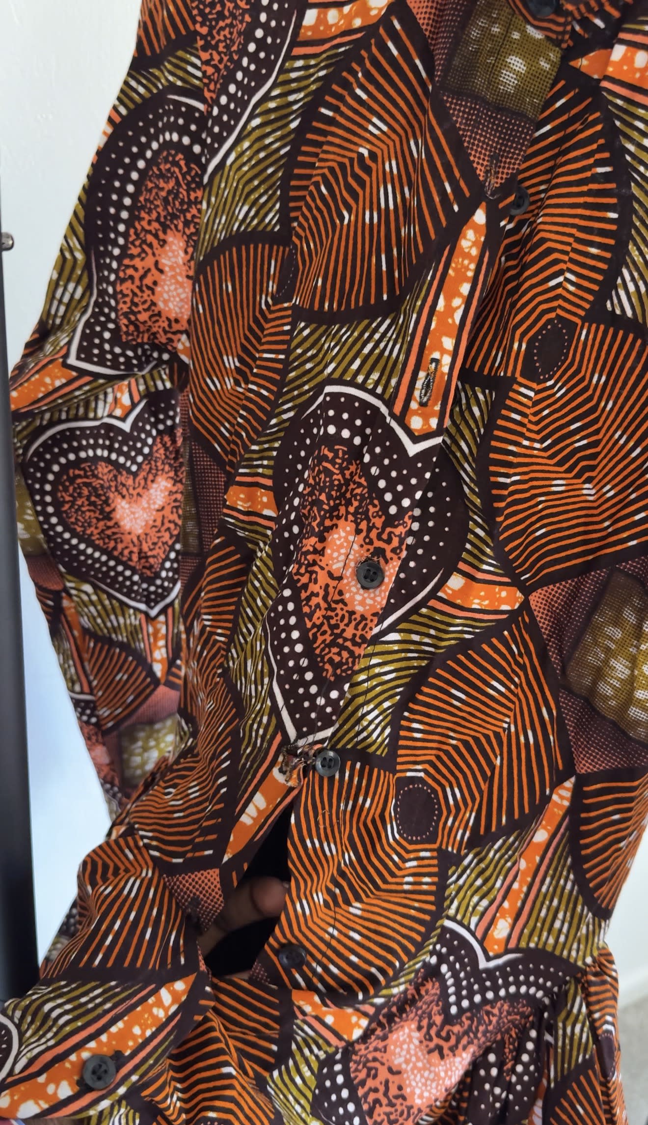 Ankara flare dress