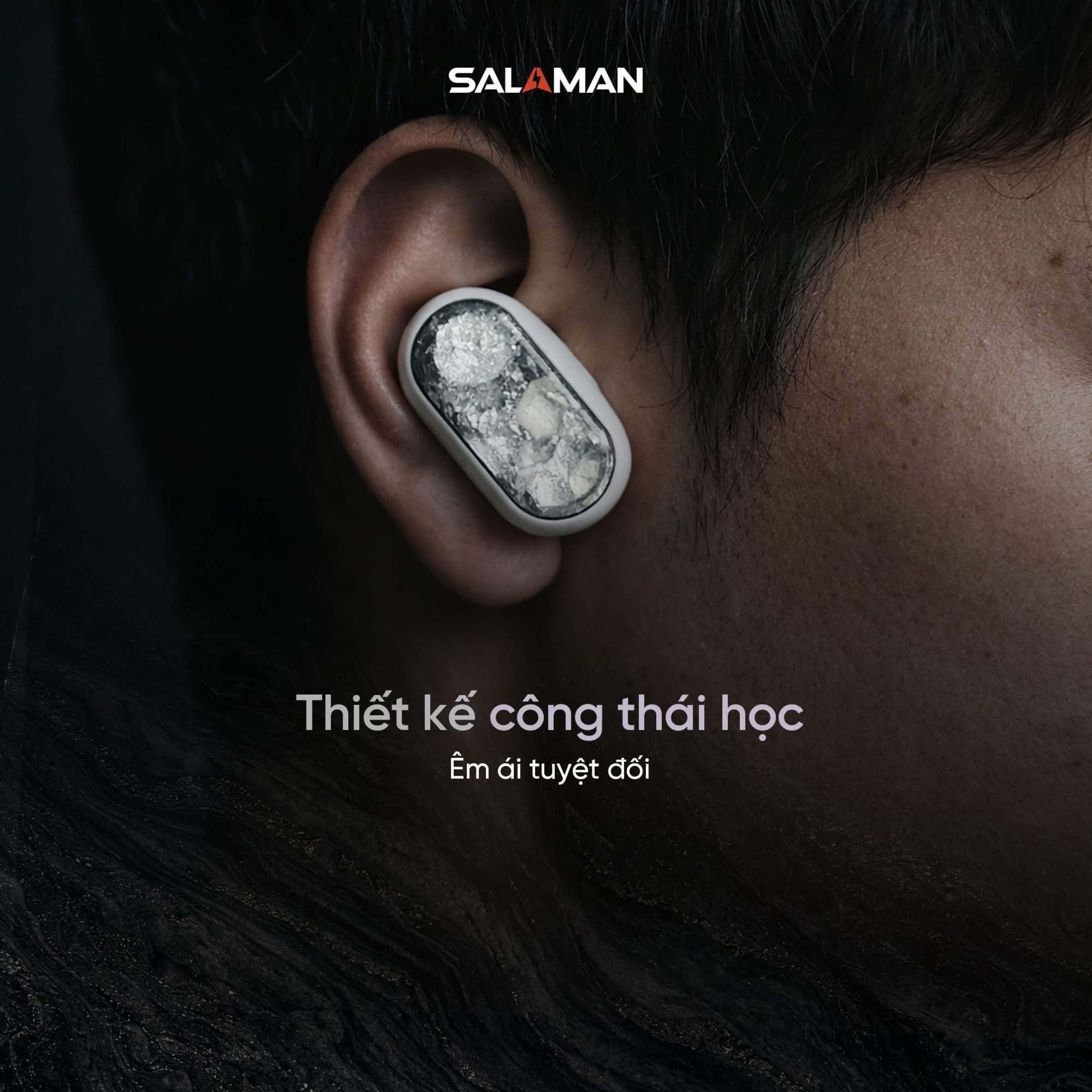 Tai nghe Salaman SE01-NC thiết kế công thái học, Hybrid ANC,...