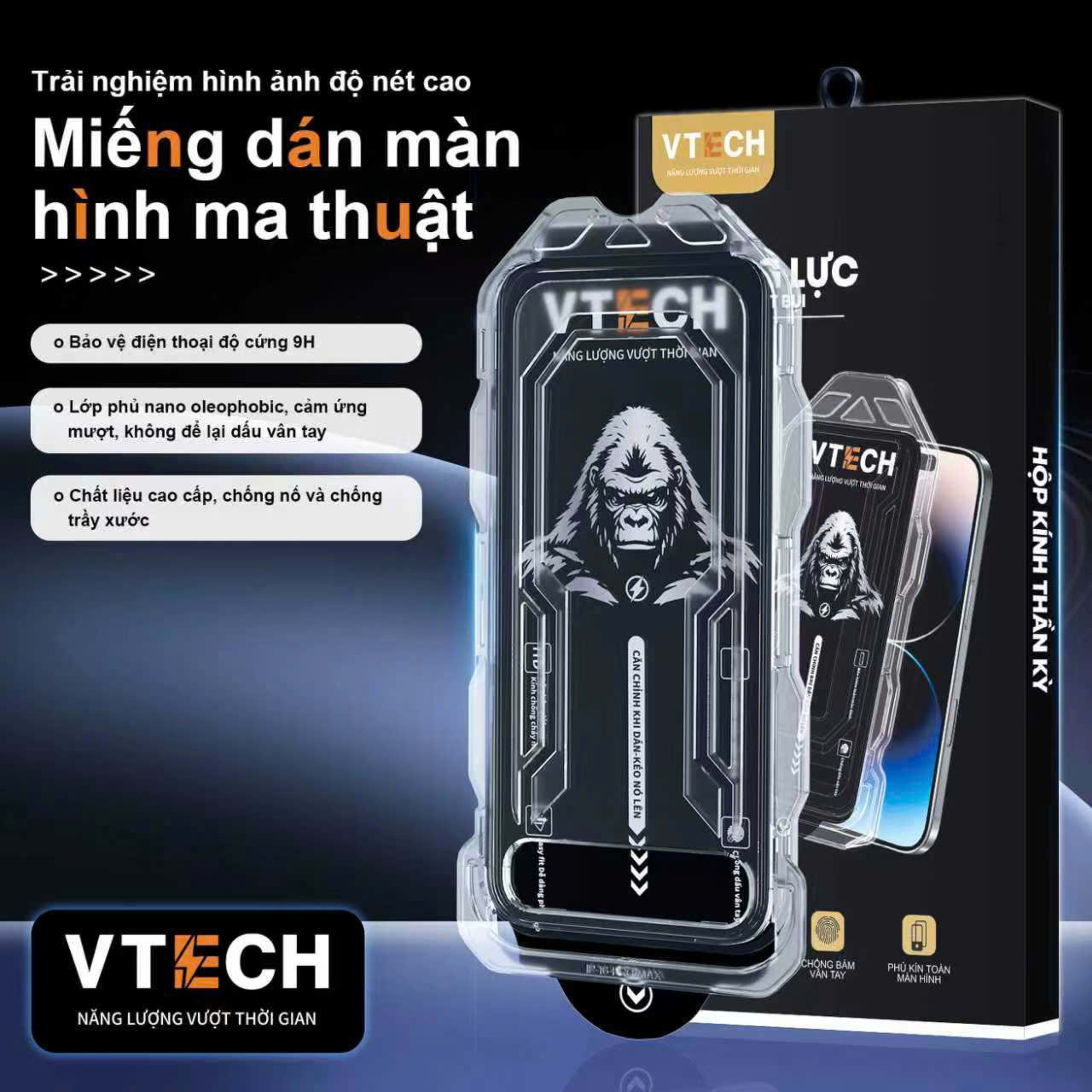 Cường lực khung tự dán
