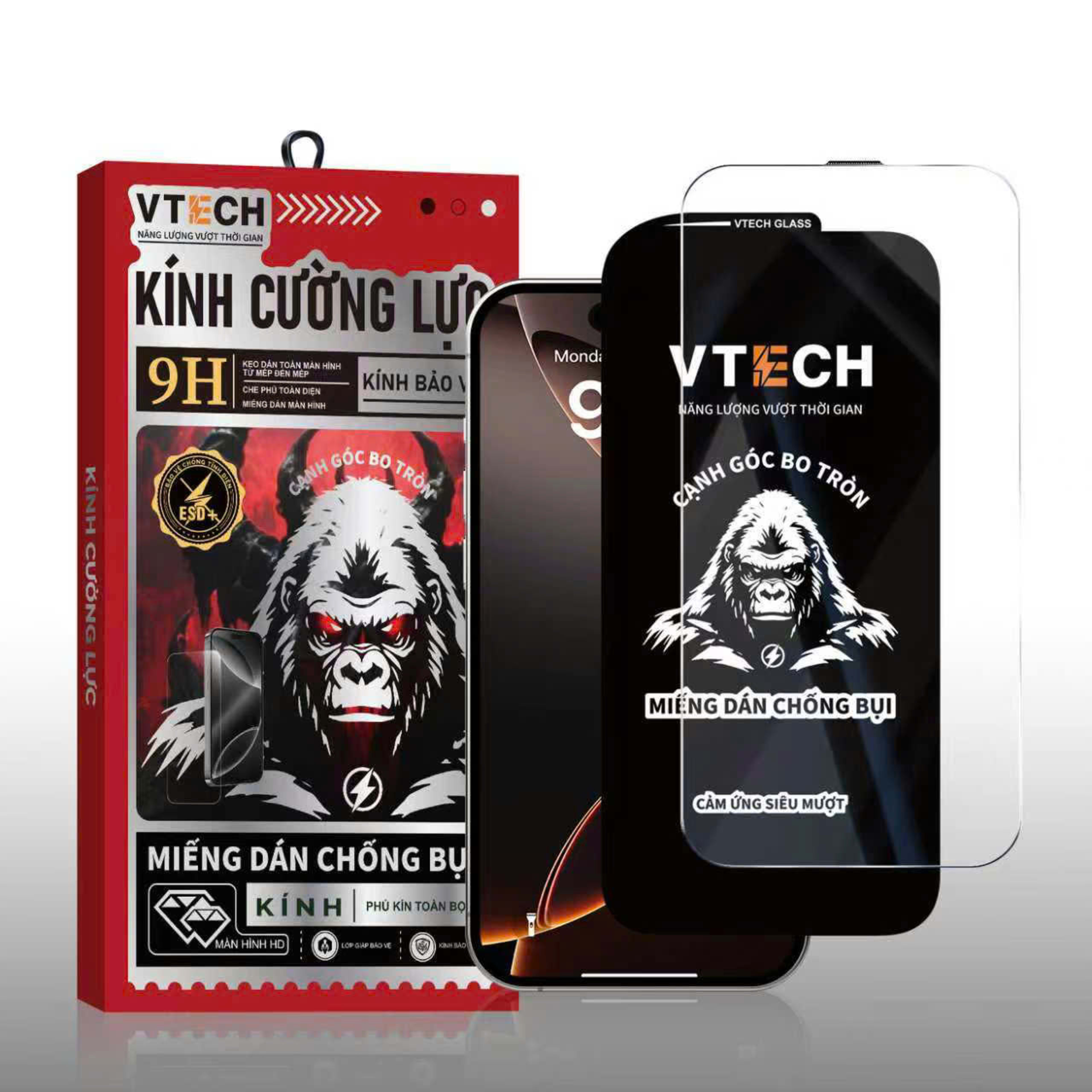 Cường lực không viền hộp 1 chiếc