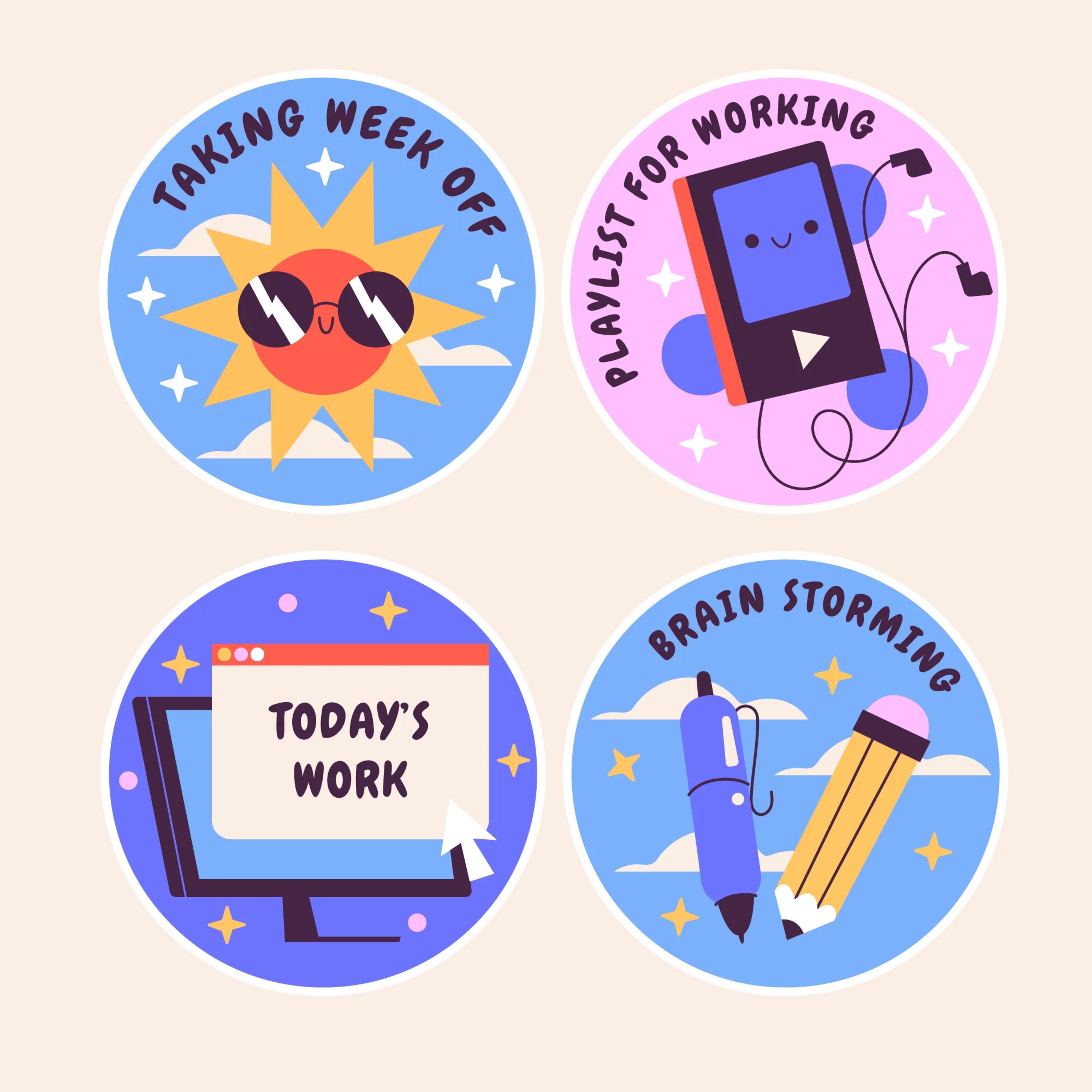 Custom Shape Stickers