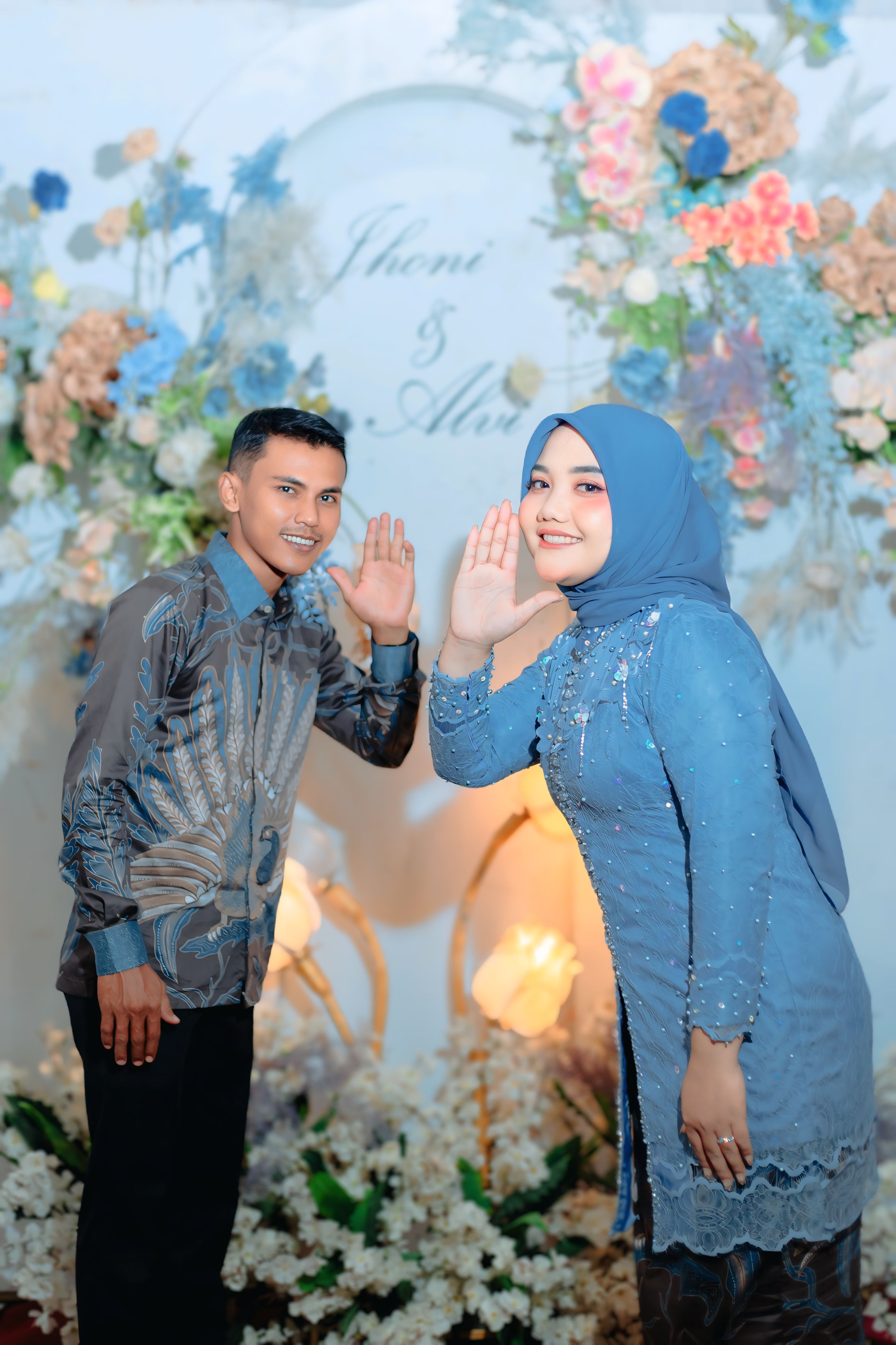 Photo 3 kreyasi bikin undangan pernikahan template membuat video online digital murah cepat WA link