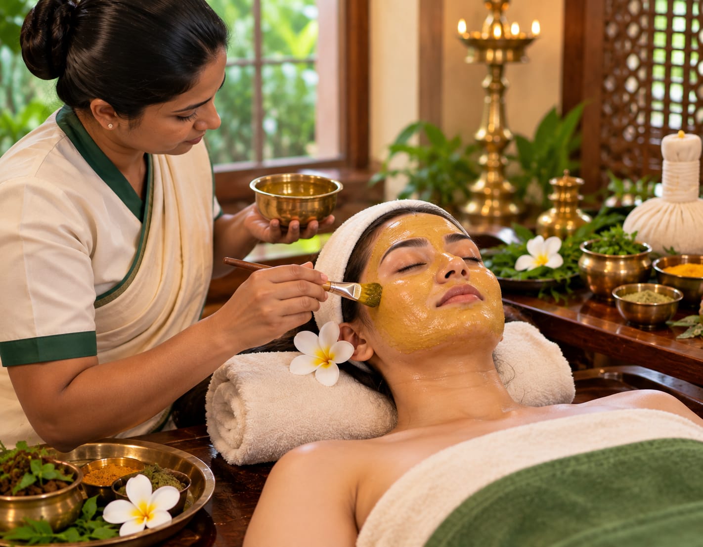 Wellness skincare treatment