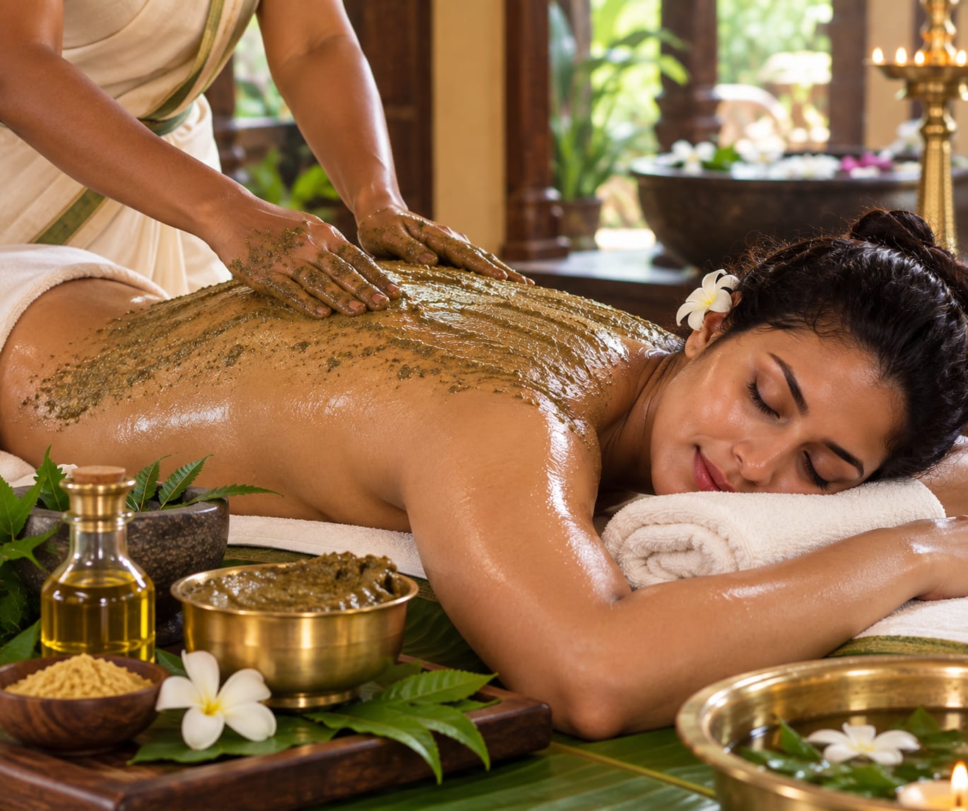 Relaxing wellness space
