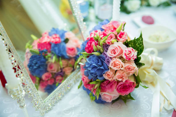 Wedding accessories and bridal florals