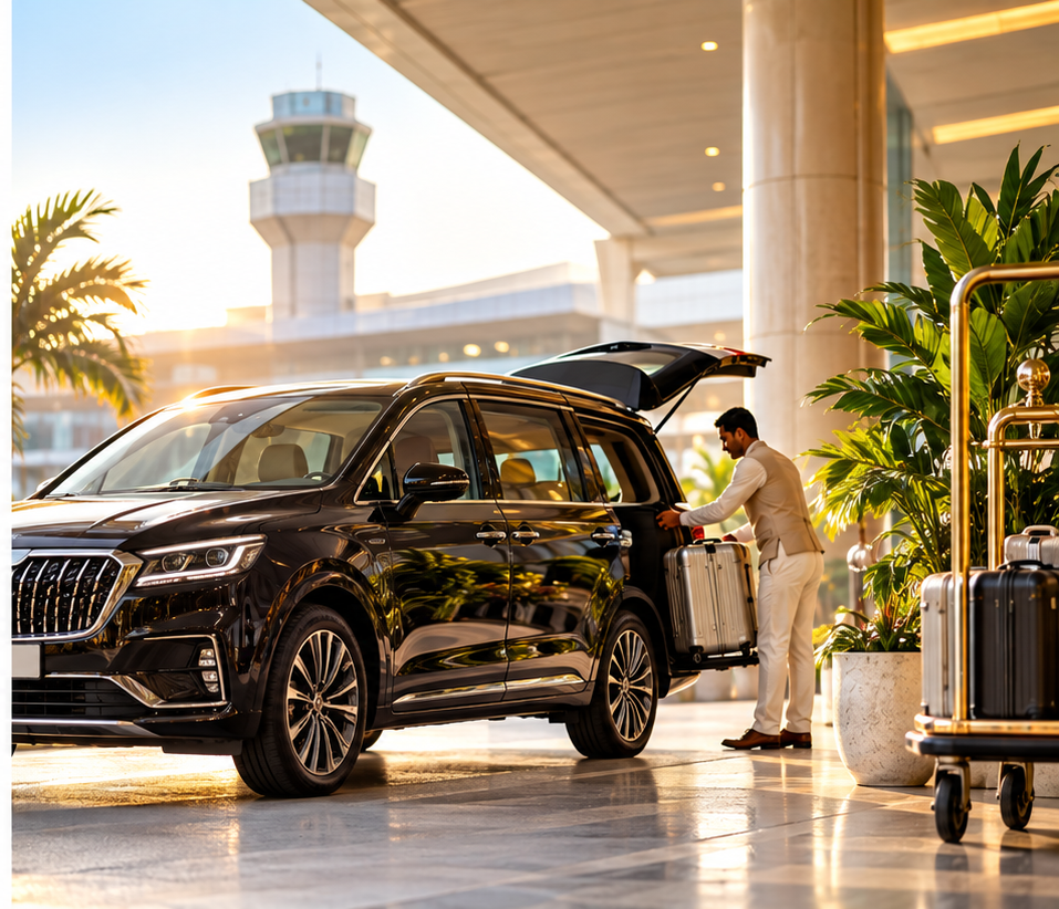 Airport arrival experience at Ojas Lumen