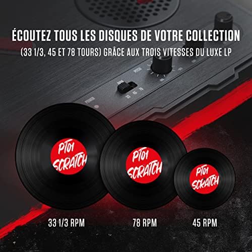 Vue 5 de Numark Pt Scratch Platine