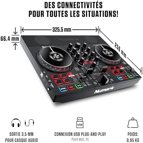 Vue 6 de Numark Party Mix Live