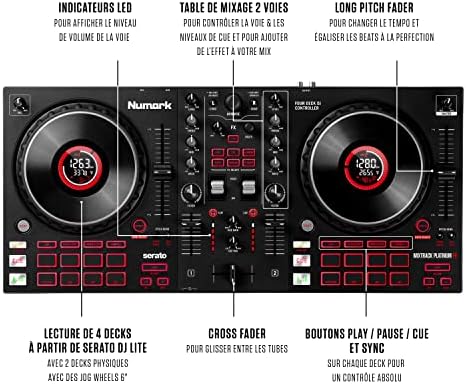 Vue 3 de Numark Mixtrack Platinum Fx