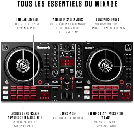 Vue 3 de Numark Mixtrack Pro Fx