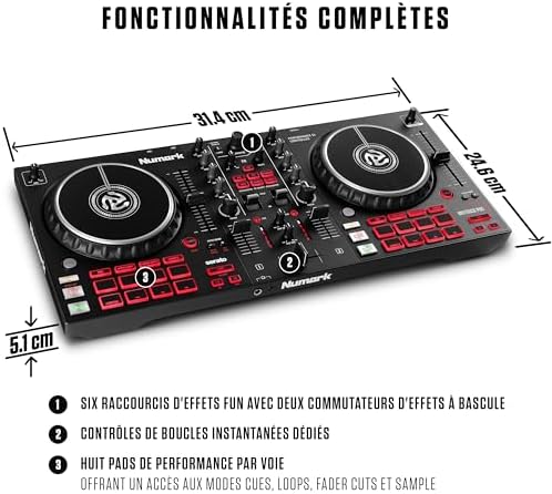 Vue 5 de Numark Mixtrack Pro Fx