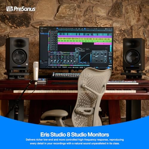Vue 3 de Presonus Eris Studio Moniteur