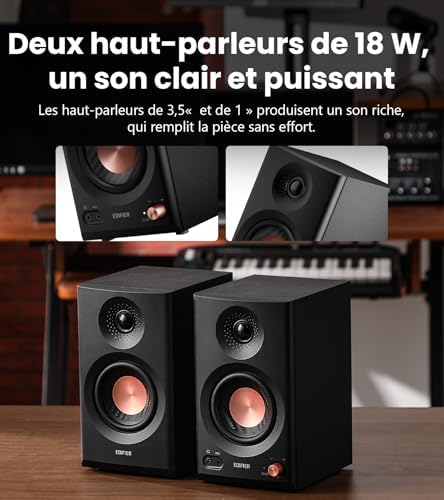 Vue 3 de Edifier Mr Haut Parleurs