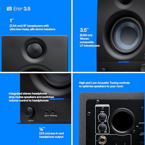 Vue 4 de Presonus Eris Gen Enceintes