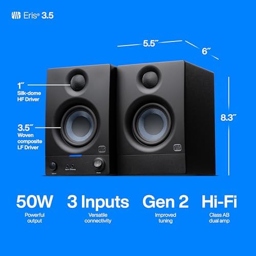 Vue 5 de Presonus Eris Gen Enceintes
