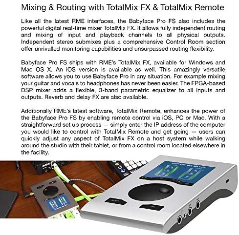 Vue 4 de Babyface Pro Fs