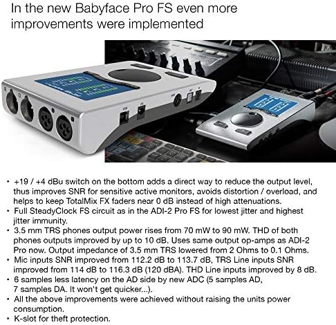 Vue 5 de Babyface Pro Fs