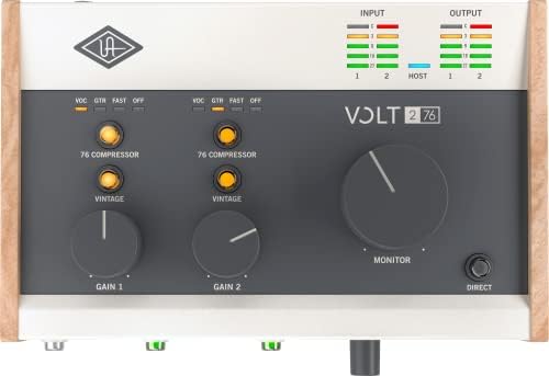 Vue 5 de Universal Audio Volt Interface