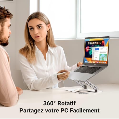 Vue 2 de Ugreen Support Ordinateur Portable