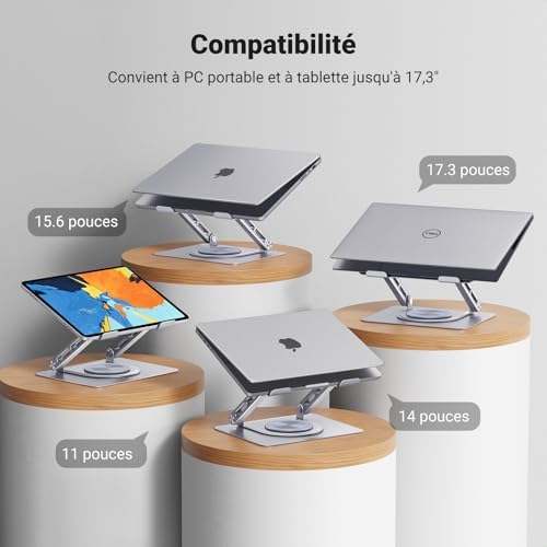 Vue 5 de Ugreen Support Ordinateur Portable