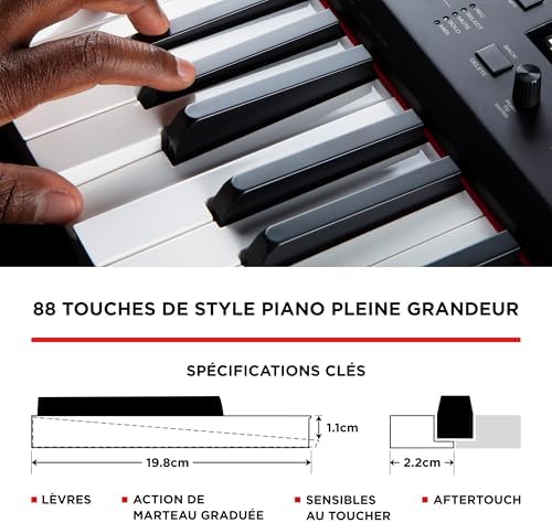 Vue 3 de Maudio Hammer Pro Clavier