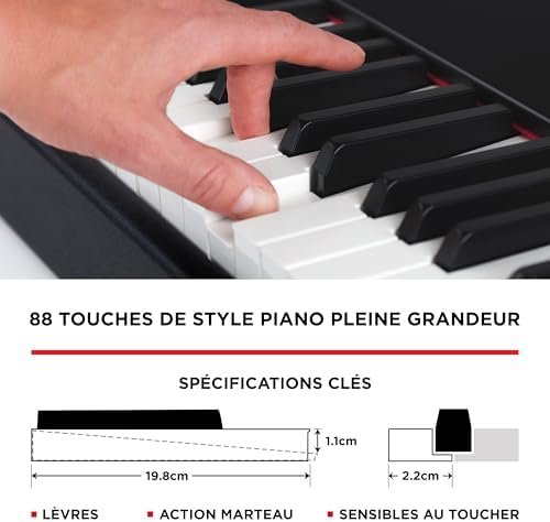 Vue 2 de Maudio Hammer Clavier Maitre