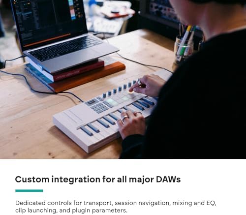 Vue 4 de Novation Launchkey Blanc Mk