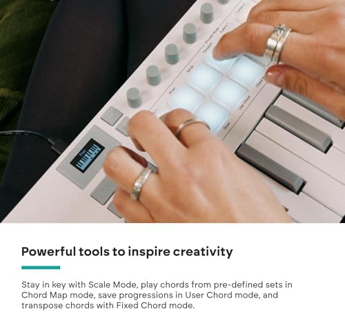 Vue 6 de Novation Launchkey Blanc Mk