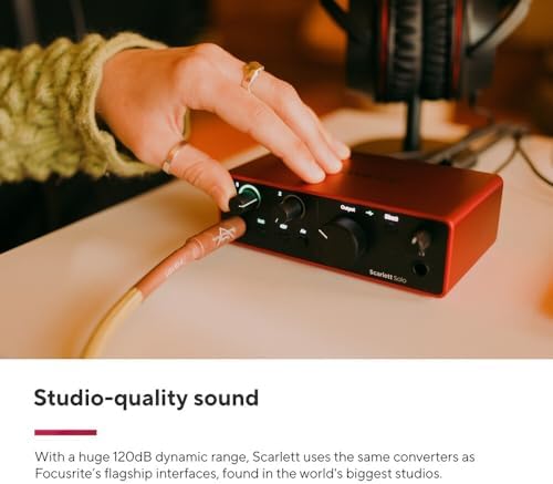Vue 4 de Focusrite Scarlett Solo Studio