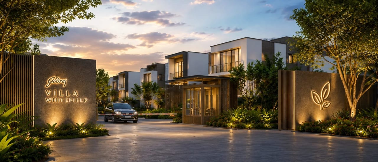 Godrej Villa Whitefield | Soukya Road | 4 & 5 BHK | ₹5.4 Cr* elevation image