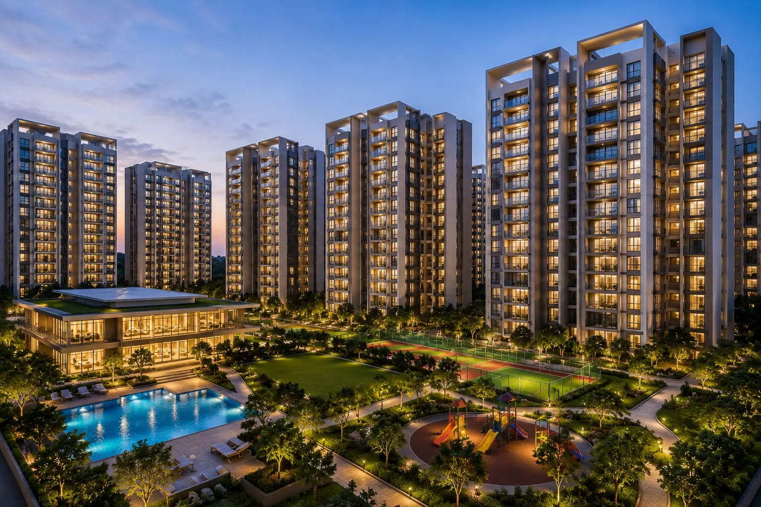Pavani Mirabilia Luxury Apartments in Whitefield, Bangalore in Seegehalli, Whitefield–Hoskote Road, Bangalore