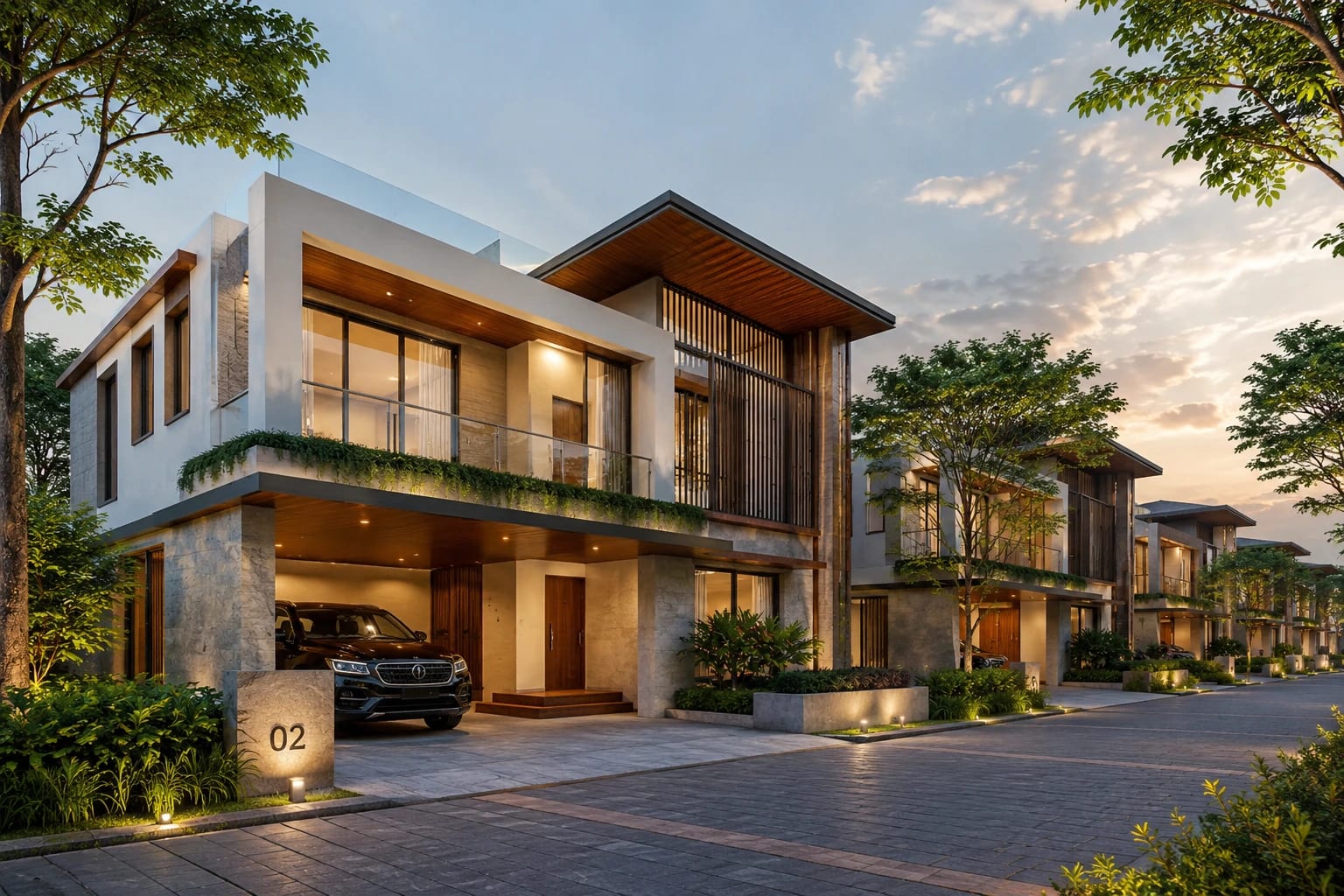 Adarsh Palm Acres Phase 3 | Luxury 4.5 & 5.5 BHK Villas in Bagalur, North Bangalore in Bagalur, Bangalore