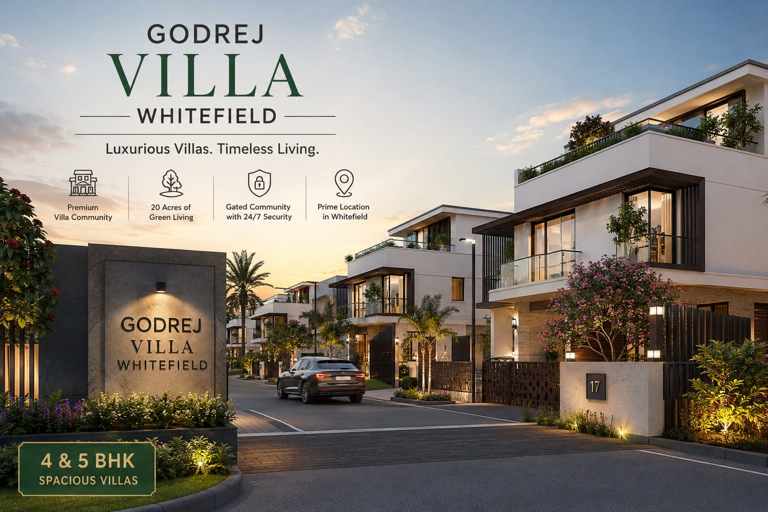 Godrej Villa Whitefield in Bangalore