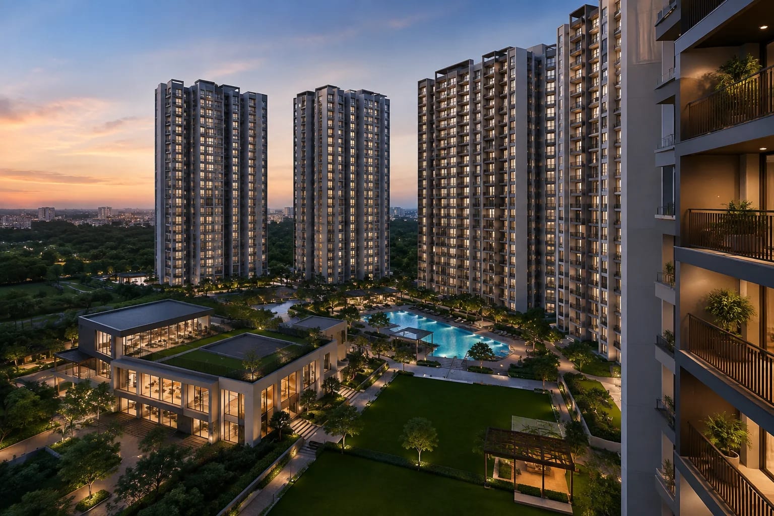 Prestige Avon Thanisandra | 2 & 3 BHK Apartments | ₹1.73 Cr* in Thanisandra, Bangalore