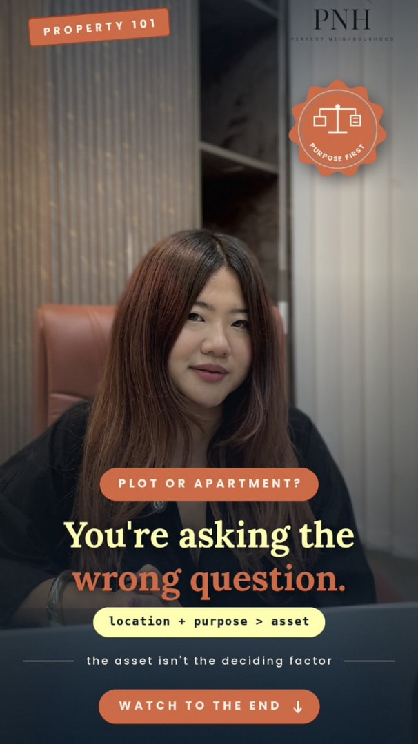 Plot or apartment? Invest with a goal