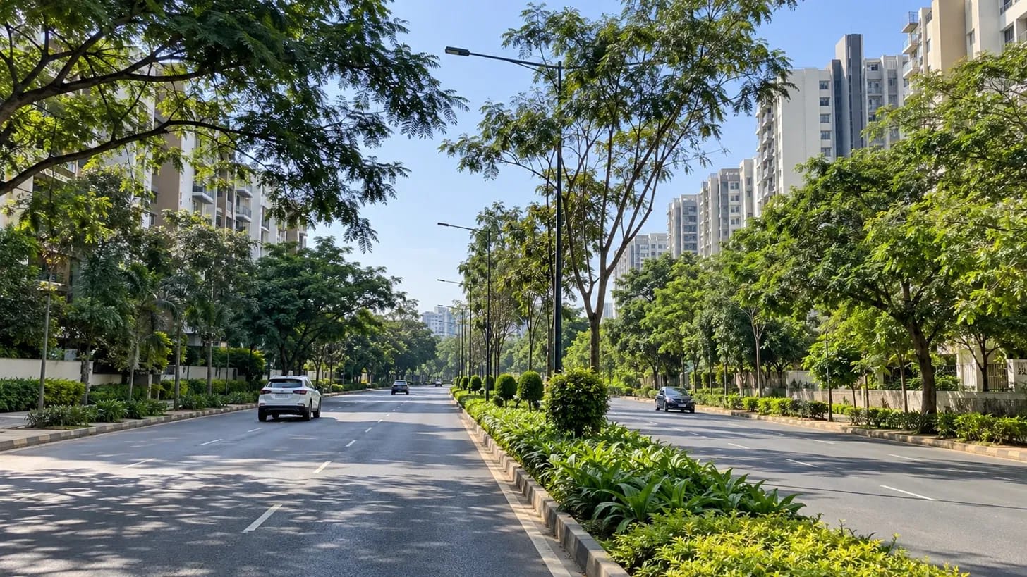 Sobha Hennur Location in Bangalore